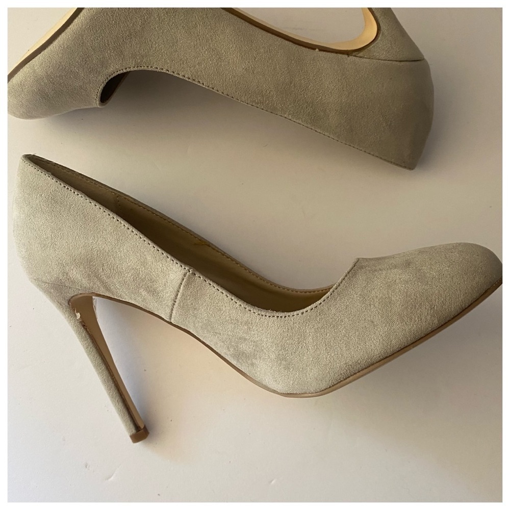 Just Fab Cleonia Faux Suede Stiletto Heels - Picture 7 of 13
